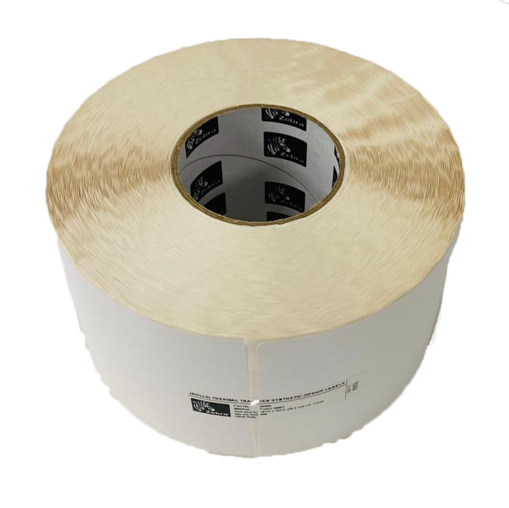 Zebra Label Therminal Transfer Synthetic Ziphip 101,6x152,4